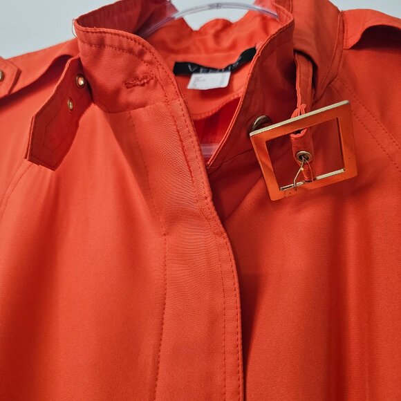 Venus Modern Burnt Orange Utility Shirtdress w/Gold Hardware/Buckles + Belt - Picture 12 of 14